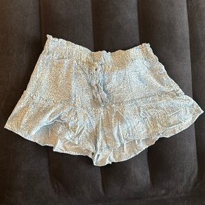 Large Blue and White Vanilla Star Shorts